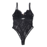 SUBBLIME - 955625 BODY KORONKOWE Z ZAPIÄCIEM NA DOLE CZARNE L/XL